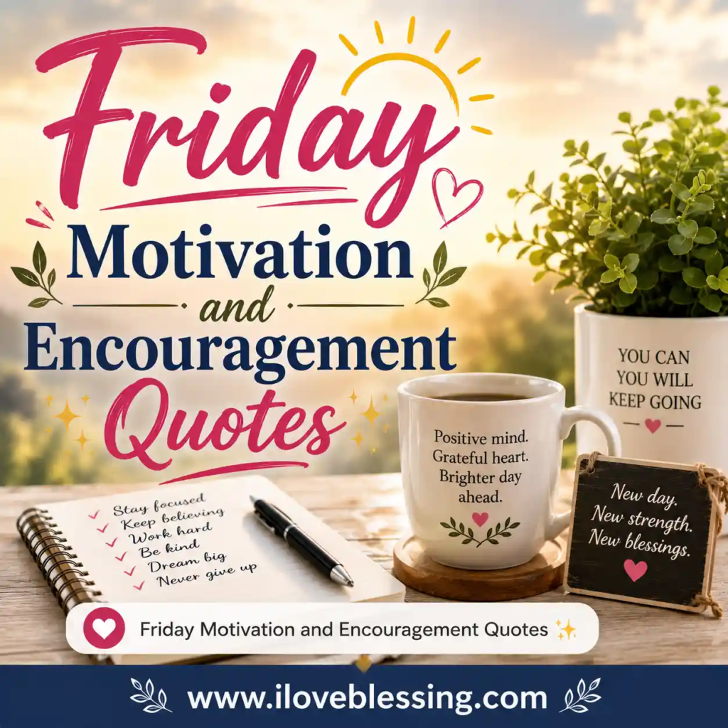 Friday Motivation and Encouragement Quotes